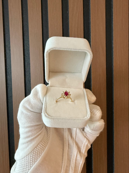 Anillo de Mujer 10K Italiano