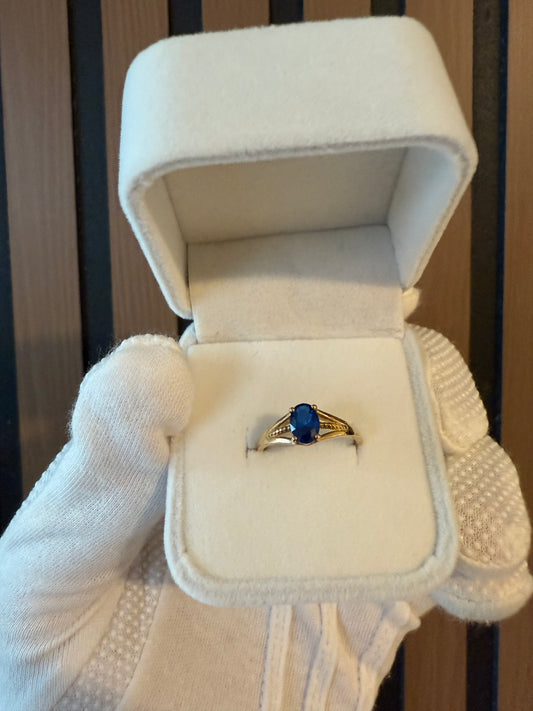 Anillo de mujer 10K Italiano