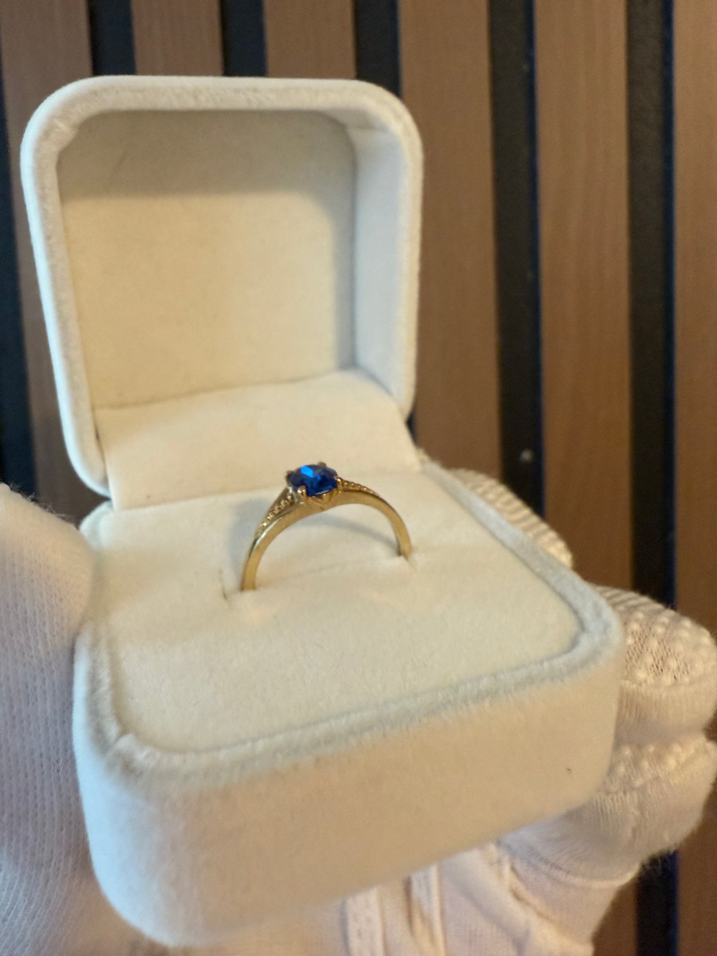 Anillo de mujer 10K Italiano