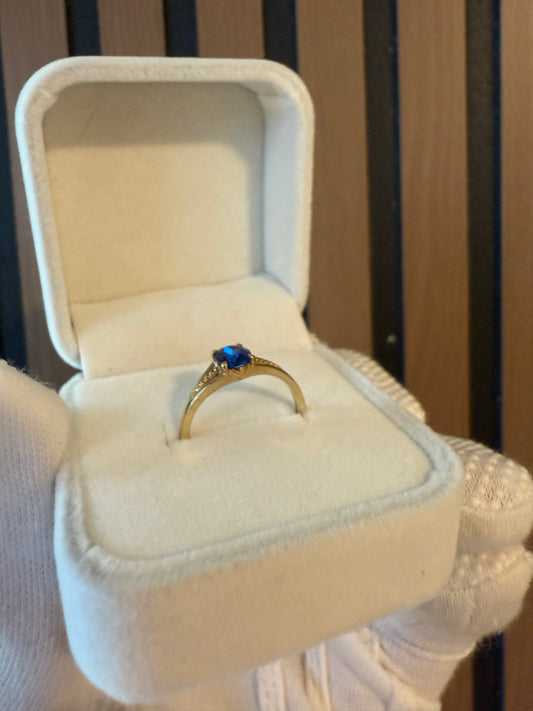 Anillo de mujer 10K Italiano